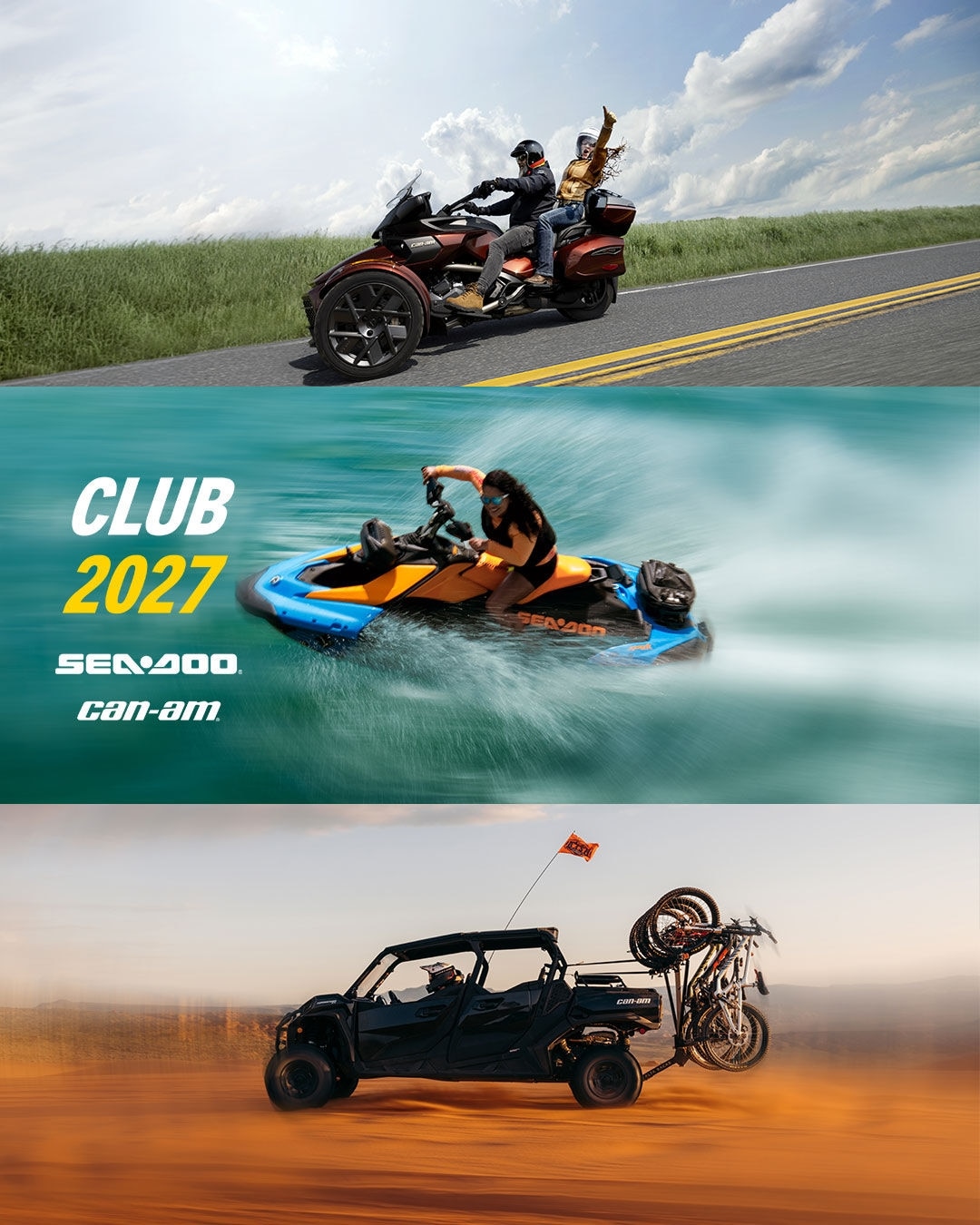 BRP's 2027 product unveiling for Can-Am Off-Road, Can-Am On-Road and Sea-Doo