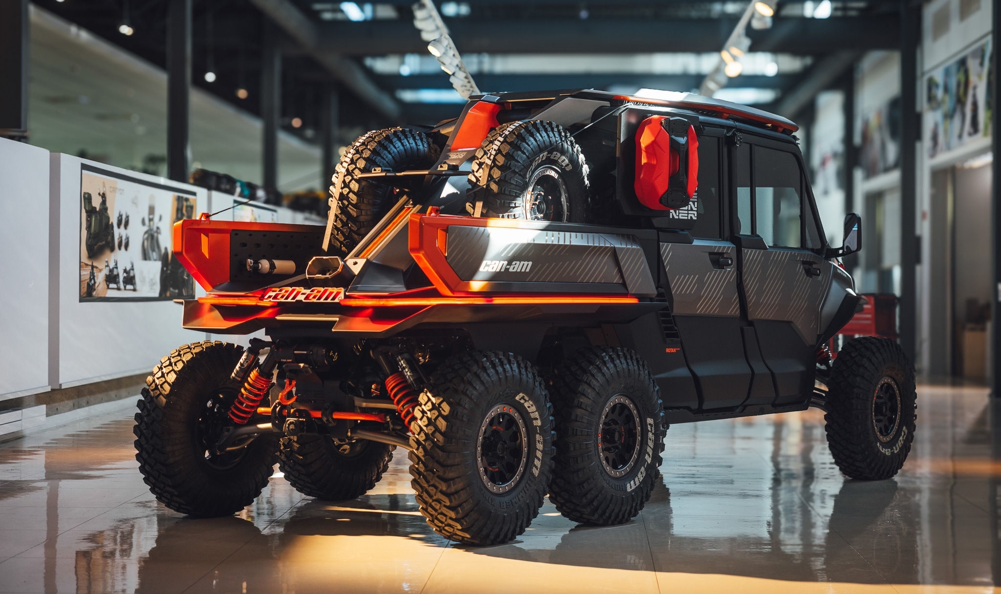 Can-Am concept vehicle parked 