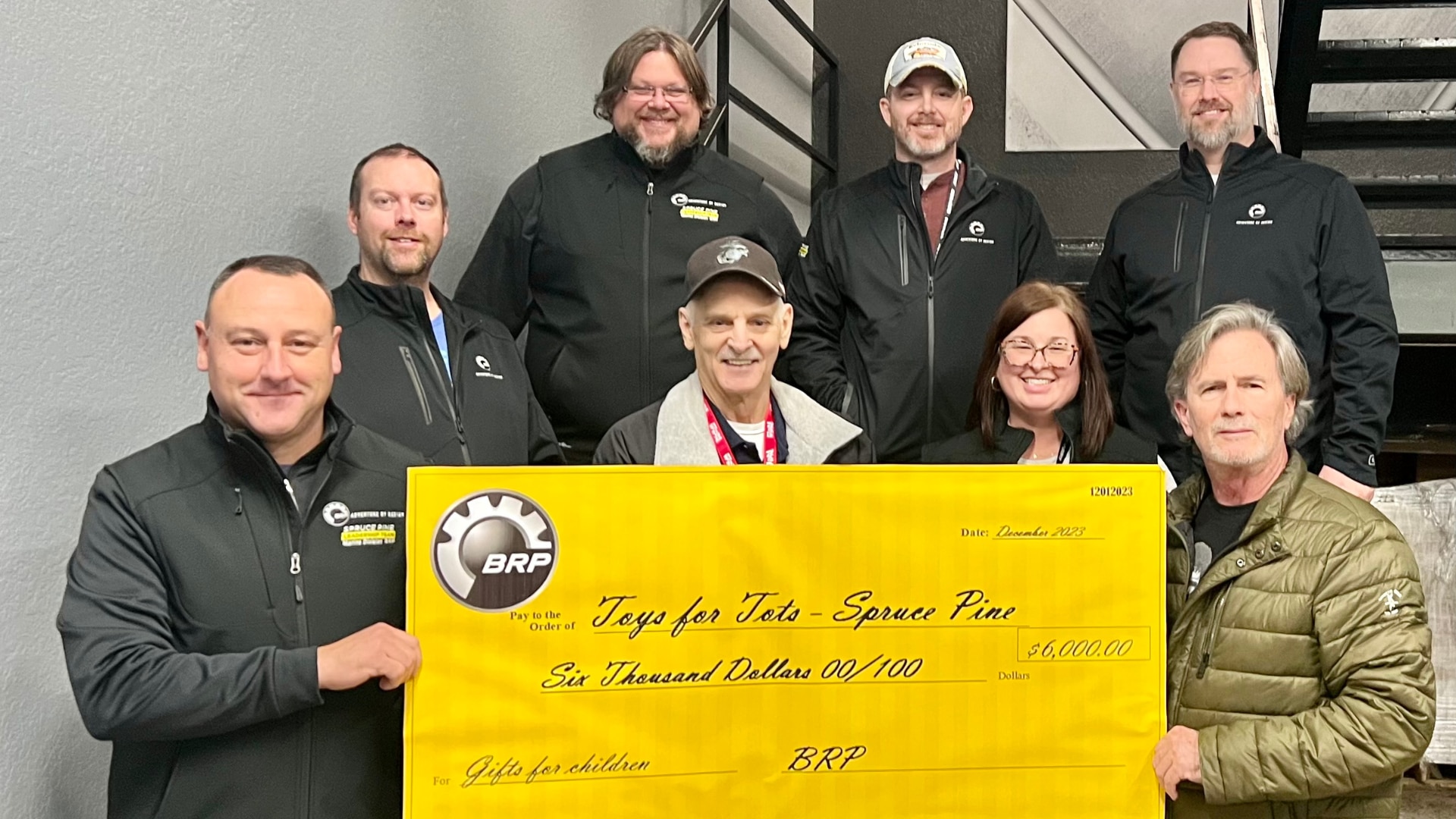 Equipo en Estados Unidos que participa en la actividad