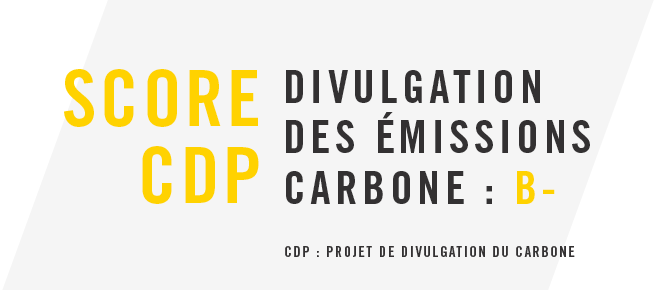 Pointage d'élimination du changement climatique de BRP