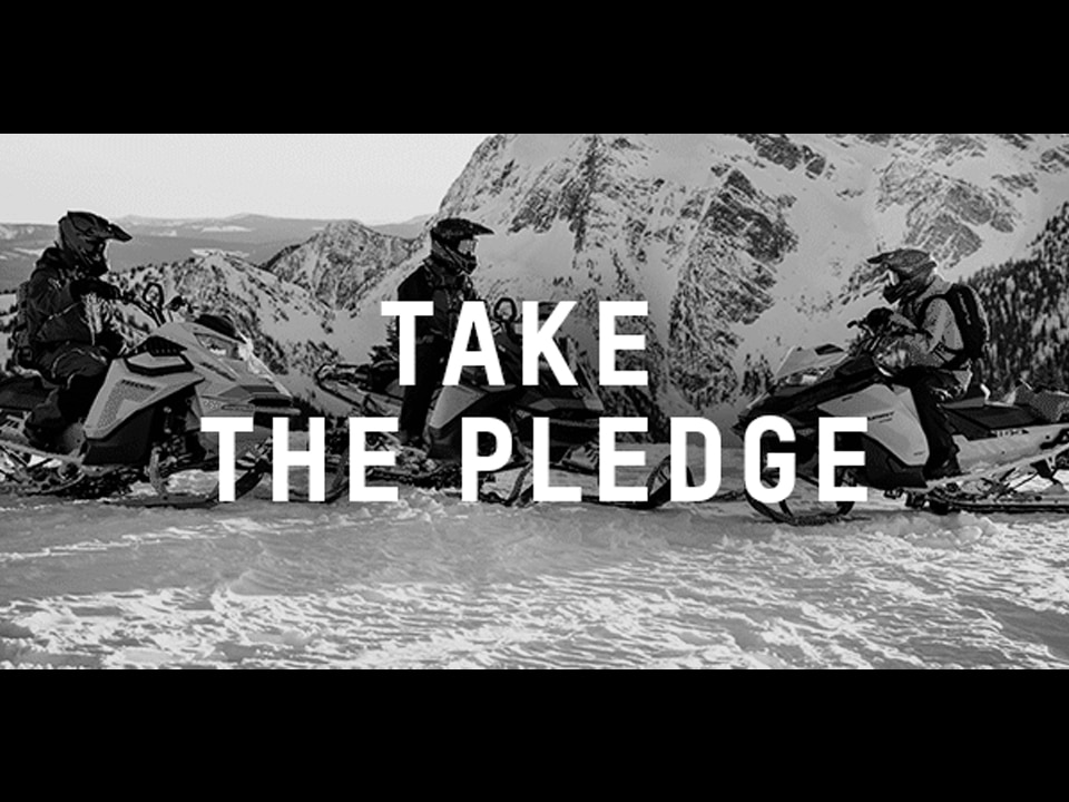 Take the pledge with Lynx and Ski-Doo to preserve trails